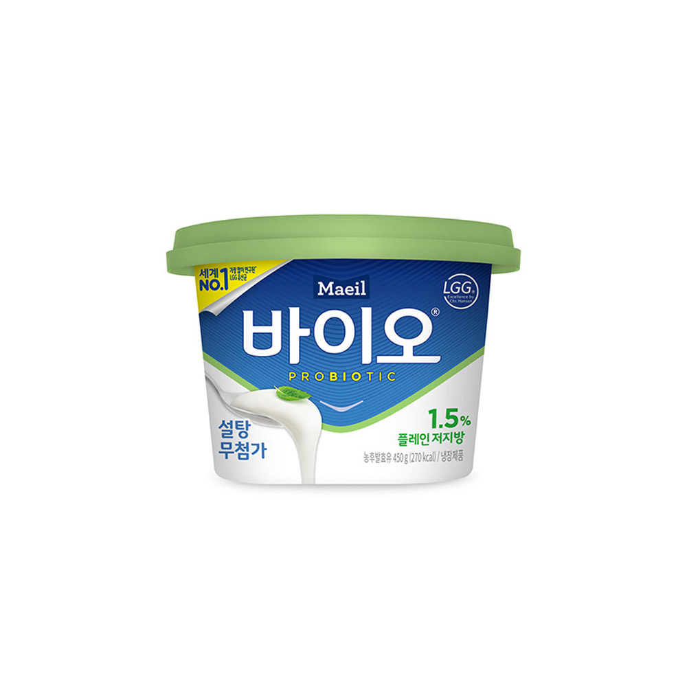 바이오 플레인저지방 450g x 8개 (4주 배달)