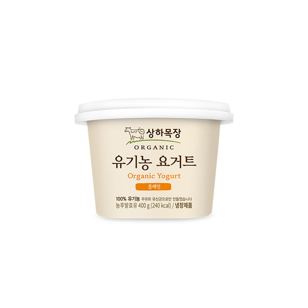 유기농YO 플레인 400g x 8개 (4주 배달)